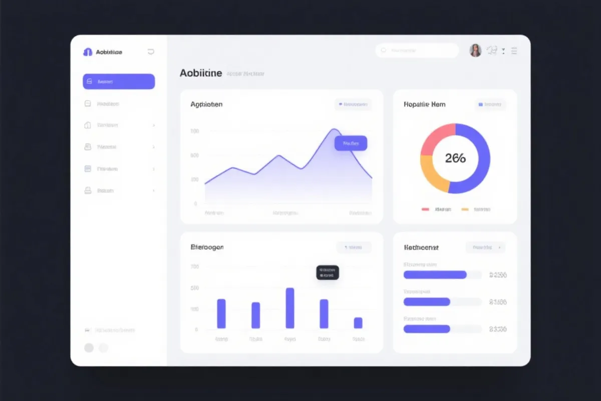 数据中心App移动端界面示意图